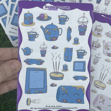 Load image into Gallery viewer, Self-Care Stickers – Teal Tranquility