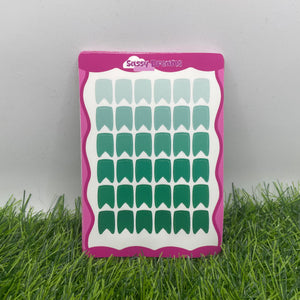 Page flag stickers – various colours