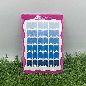 Page flag stickers – various colours