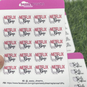 Daily tracker icons - Hydrate and Caffeine Tracker Mini Sticker Sheet | Water, Coffee, Tea & Netflix trackers