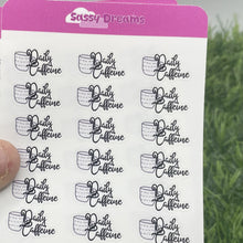 Load image into Gallery viewer, Daily tracker icons - Hydrate and Caffeine Tracker Mini Sticker Sheet | Water, Coffee, Tea &amp; Netflix trackers