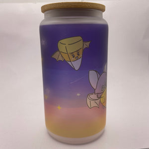 Batty to the rescue - frosted tumbler