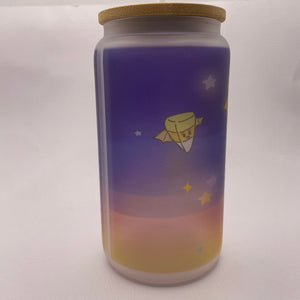Batty to the rescue - frosted tumbler
