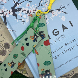 Panda’s Garden – Wooden Bookmark