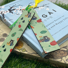 Load image into Gallery viewer, Panda’s Garden – Wooden Bookmark