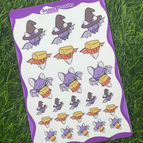 Batty and Corny – Creepy Cute Halloween Stickers