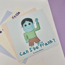 Load image into Gallery viewer, Cute Frankenstein&#39;s Monster Art Card, Franky art card, Halloween art card- Cute &amp; Spooky Collection