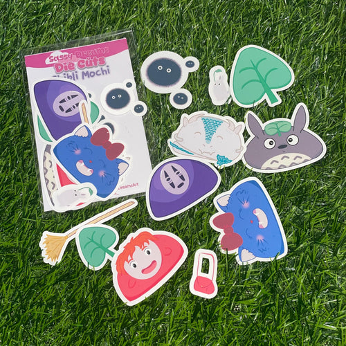 Mochi Die cut pack, cute mochi stickers, die cut stickers, sticker, planner stickers - Sakura Sweets Collection