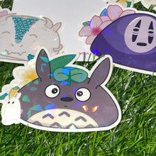 Load image into Gallery viewer, Mochi Die Cut Stickers, holo stickers, dragon sticker, die cuts - Sakura Sweets collection