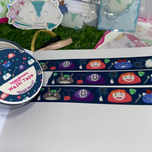 Cute kawaii Mochi washi tape - Sakura Sweets collection