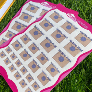 Happy Mail stickers, happy mail, mail stickers, planner stickers, stickers