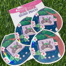 Load image into Gallery viewer, Totogotchi sticker, holo finish sticker, tamagotchi style sticker, planner sticker