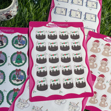 Load image into Gallery viewer, Cozy Catmas Mini Decorative Sticker Sheets - Cozy Catmas collection