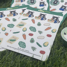 Load image into Gallery viewer, Panda&#39;s Harvest stickers | Vegetables &amp; Harvest Basket Mixed Stickers - Panda&#39;s Garden Collection