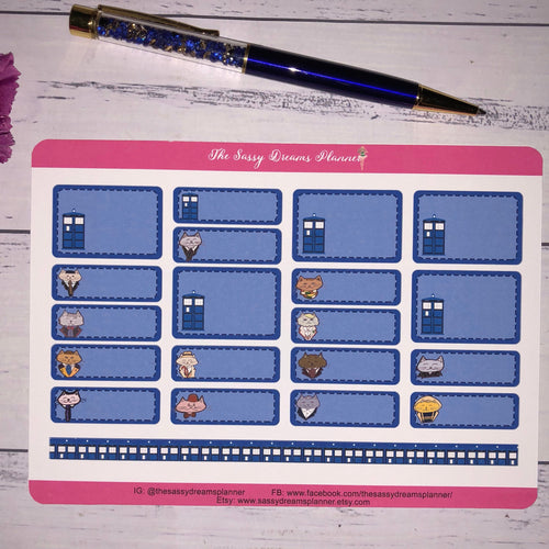 Doctor Who Planner Boxes