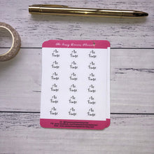 Load image into Gallery viewer, Self care Script stickers, me time, family time , gaming time, offline time, planner stickers