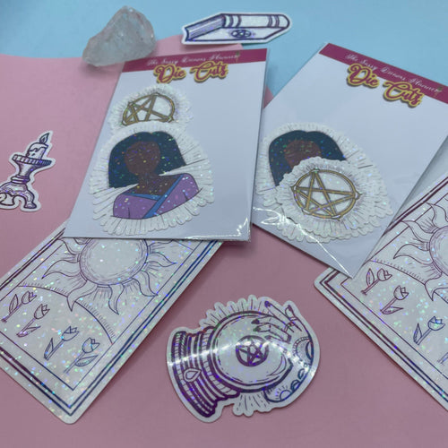 Magic woman die cuts