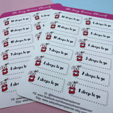 Load image into Gallery viewer, Bun Bun: Christmas countdown sticker, stickers, planner stickers
