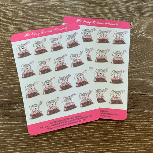 Bun Bun: Reading cards